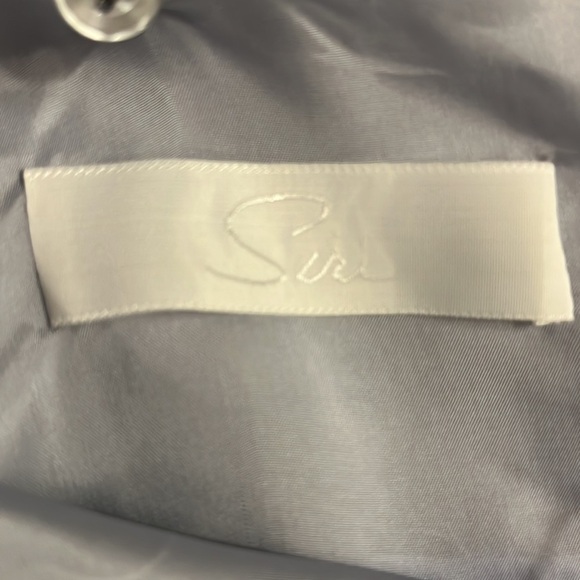 SIRI Women’s Silk Strapless Hepburn Silver Gray A-Line Sheath Dress 6 - Picture 10 of 13